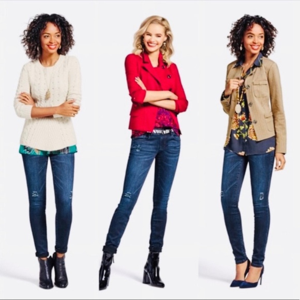 CAbi 3194 Dusk Destructed Skinny Jeans